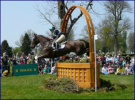 Arthur, by Brandenburg's Windstar, at the Rolex Kentucky CCI****.